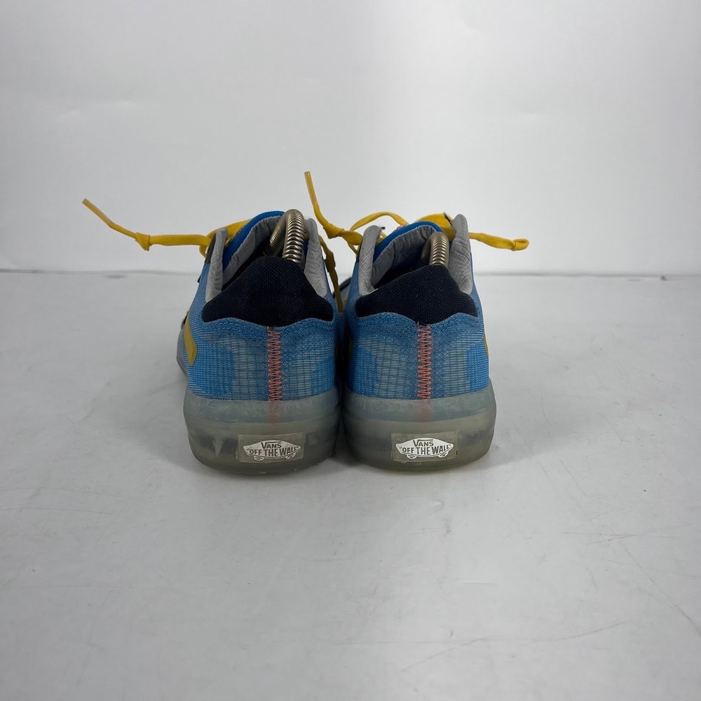 Vans EVDNT UltimateWaffle Mens 8.5 Blue Yellow Black Skate Shoes 721356 - Picture 4 of 11